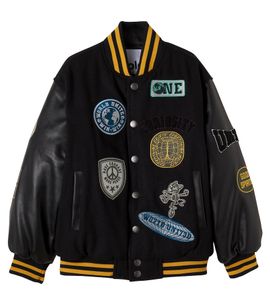 Molo Molo Hani wool-blend varsity jacket