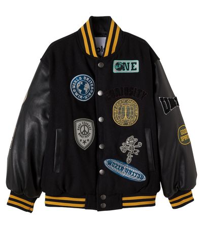 Molo Molo Hani wool-blend varsity jacket