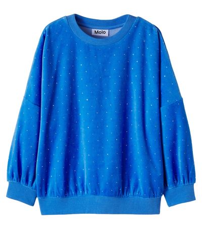 Molo Molo Marika embellished cotton-blend sweatshirt