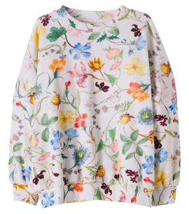 Molo Molo Marika floral cotton-blend sweatshirt