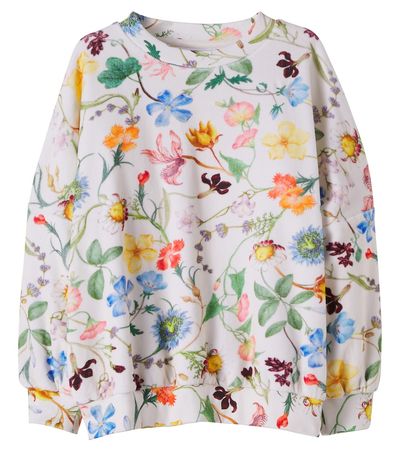Molo Molo Marika floral cotton-blend sweatshirt