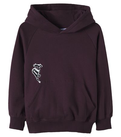 Molo Molo Mic printed cotton jersey hoodie