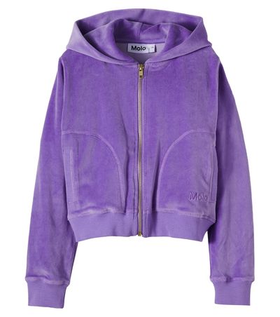 Molo Molo Milla cotton velour hoodie