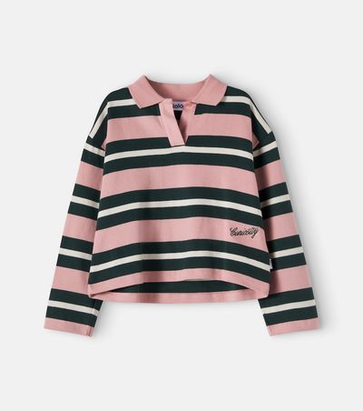 Molo Molo Mille striped cotton jersey sweatshirt