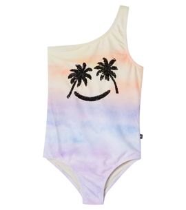 Molo Molo Nai one-shoulder tie-dye swimsuit
