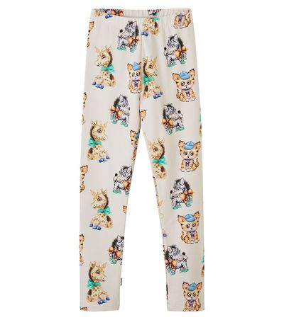 Molo Molo Niki printed cotton-blend leggings