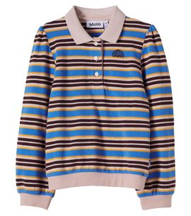 Molo Molo Ravi striped cotton polo shirt