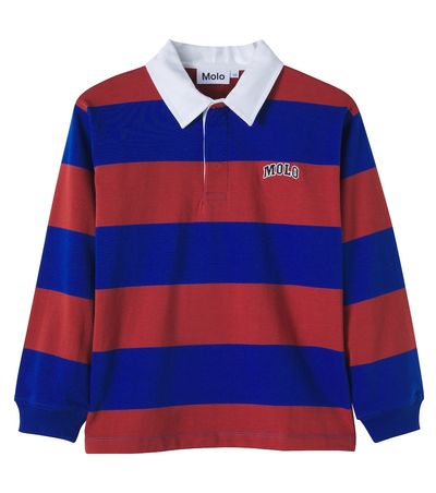 Molo Molo Relz striped cotton polo shirt