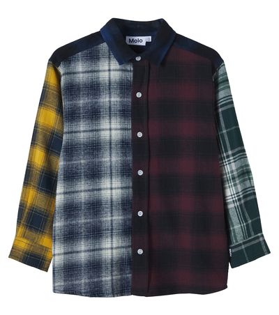 Molo Molo Remon plaid cotton shirt