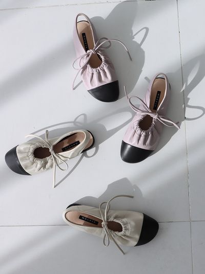 MOL:pin Combi Ballerina Backopen Shoes_2colors
