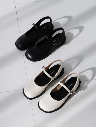 MOL:pin Mary Backless Loafer_2colors