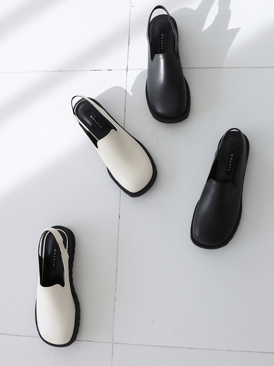 MOL:pin Non Backopen Loafer_2colors
