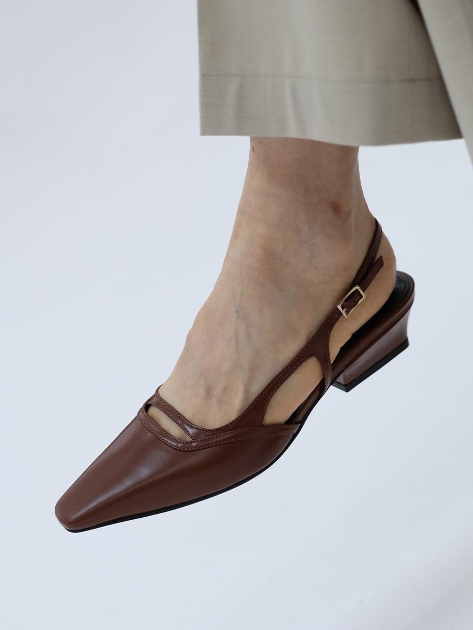 MOL:pin sir slingback shoes_24507_brown