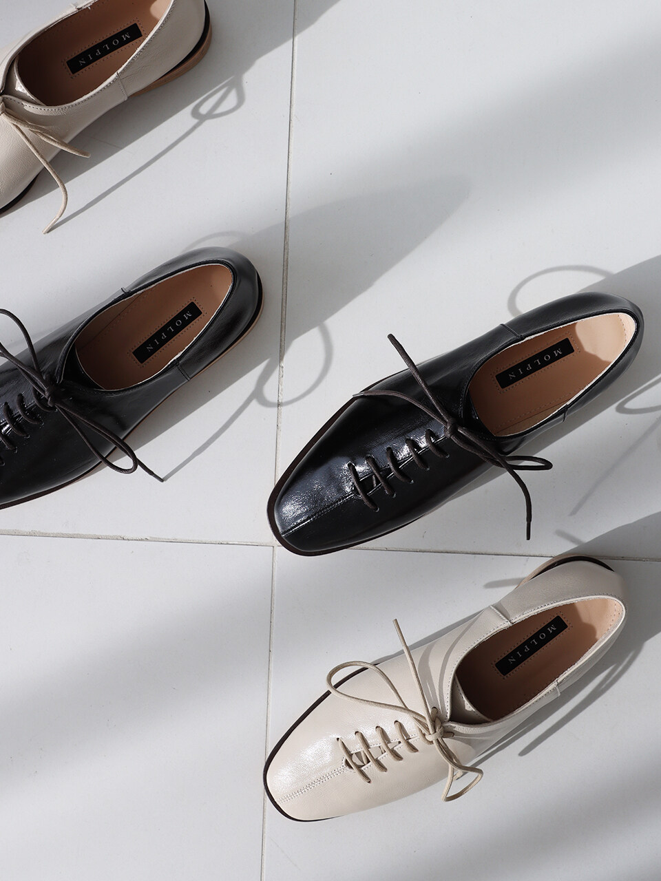 MOL:pin Slim Laceup Loafer_2colors