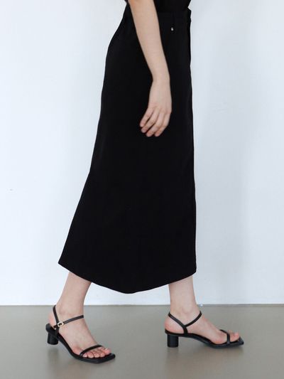 MOL:pin Slim Middle Sandals 23041_ Black