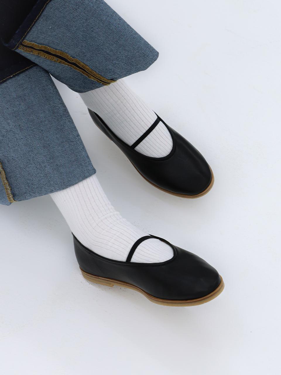 MOL:pin Soft Strap Flats_Black