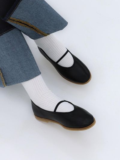 MOL:pin Soft Strap Flats_Black