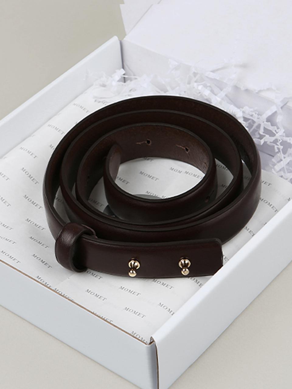 MOMET Premium Italian Leather Classic Belt