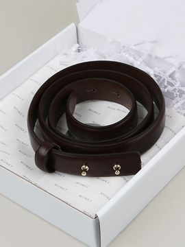 MOMET Premium Italian Leather Classic Belt
