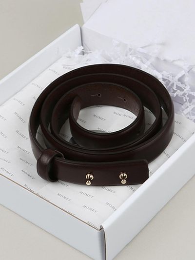 MOMET Premium Italian Leather Classic Belt