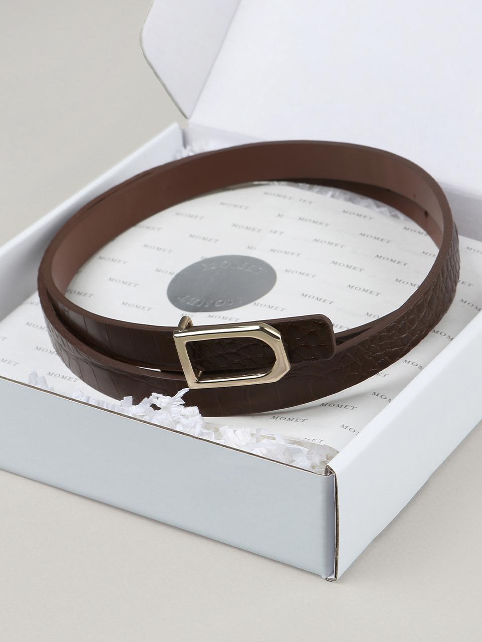 MOMET Reversible Premium Leather Belt