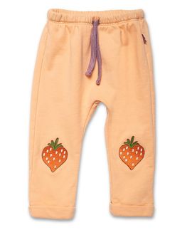 Mon Coeur Mon Coeur Girls' Recycled Cotton Strawberry Patch Pants