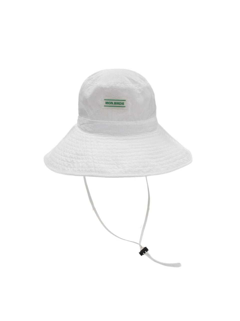 MONBIRDIE Extension UV Protection Cover Bucket Hat [WHITE]