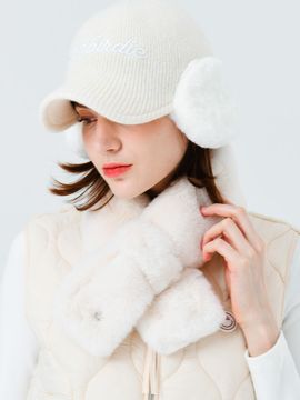 MONBIRDIE Fur Touch Tunnel Neck Warmer