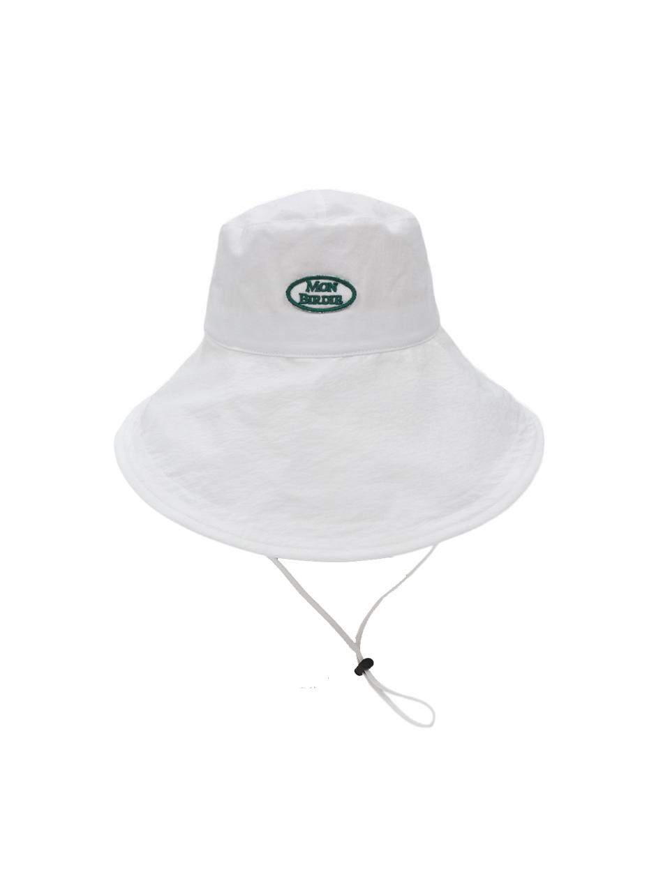 MONBIRDIE Pastel Nylon Cool Bucket Hat [WHITE]