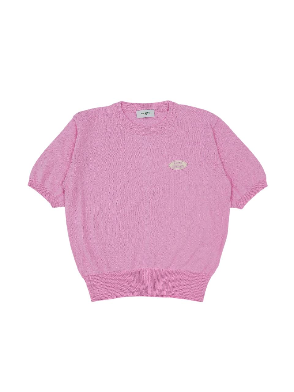 MONBIRDIE Summer Knit Golf [Lavender/Pink]