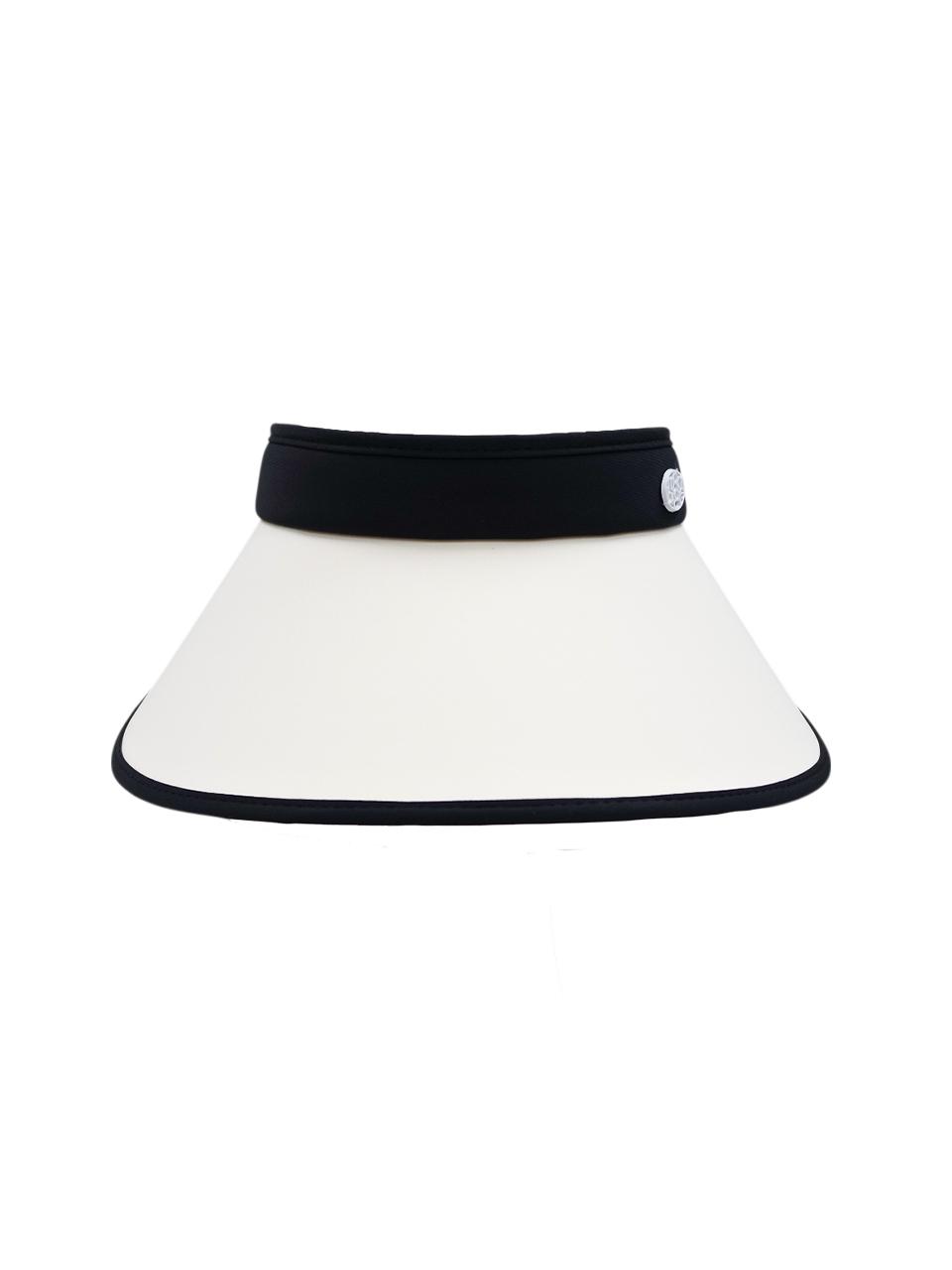 MONBIRDIE Wide Sundrop Visor Sun Cap [Ivory]