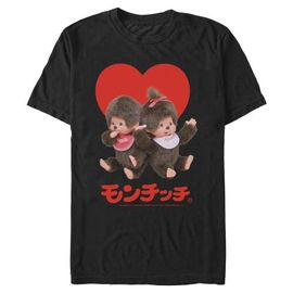 Monchhichi Men's Monchhichi Cutest Duo Ever Photo  Graphic T-Shirt