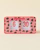 Monchhichi Monchhichi Gingham Analog Flip Clock in Red at Urban Outfitters - 1
