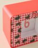 Monchhichi Monchhichi Gingham Analog Flip Clock in Red at Urban Outfitters - 3