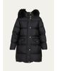Moncler Aphroties Shearling Trimmed Hooded Long Down Parka - 1