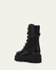 Moncler Aurea Quilted-Inset Leather Ankle Boots - 2