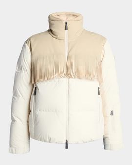 Moncler Bessin Fringed Insulated Ski Jacket