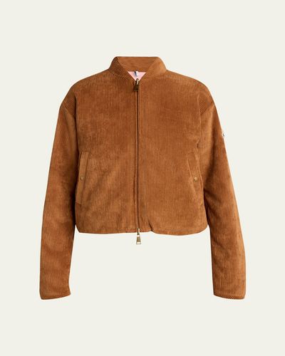 Moncler Blageon Reversible Down Corduroy Jacket