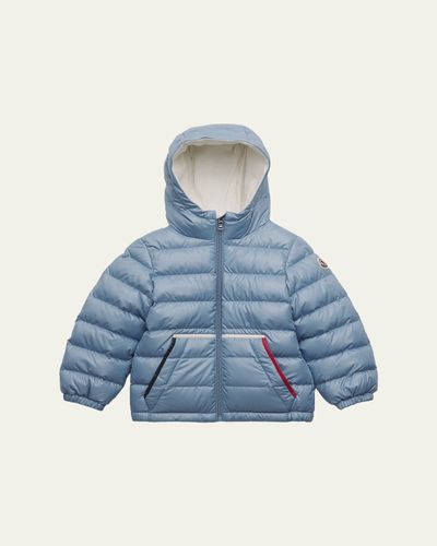Moncler Boy's Icarus Hooded Short Down Jacket