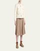 Moncler Check Pleated Wool Midi Skirt - 2