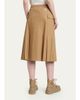 Moncler Cotton-Blend Pleated A-Line Midi Skirt - 3