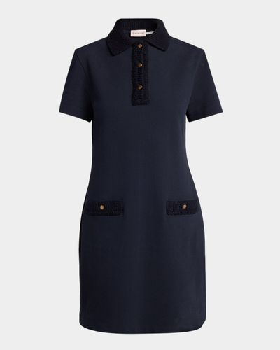 Moncler Cotton Piquet Polo Dress