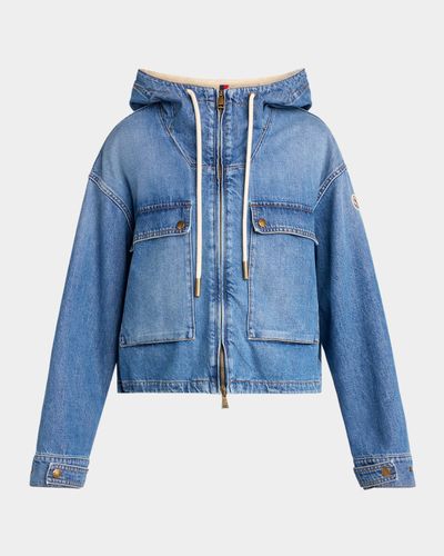 Moncler Ecrevisse 3-in-1 Denim Down Jacket