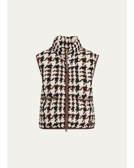 Moncler Emotionnalite Tweed Down Vest
