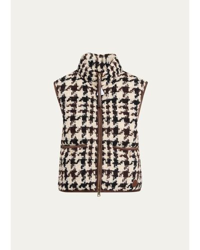 Moncler Emotionnalite Tweed Down Vest