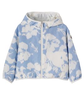 Moncler Enfant Moncler Enfant Agnesine floral hooded jacket