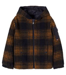 Moncler Enfant Moncler Enfant Aubrac reversible checked jacket