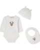 Moncler Enfant Moncler Enfant Baby cotton beanie, bib and bodysuit set - 1