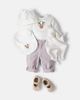 Moncler Enfant Moncler Enfant Baby cotton beanie, bib and bodysuit set - 2