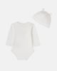 Moncler Enfant Moncler Enfant Baby cotton beanie, bib and bodysuit set - 3